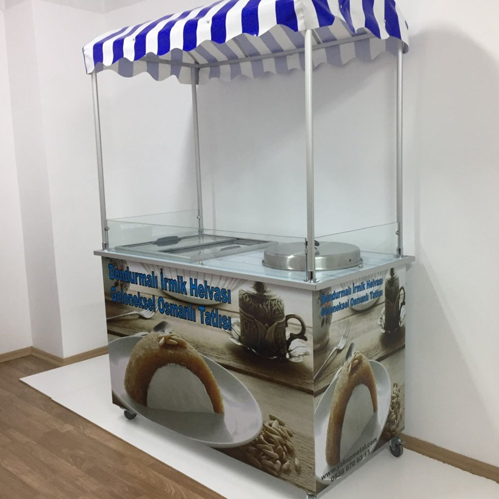 Dondurmalı İrmik Helvası Arabası - Görsel 4